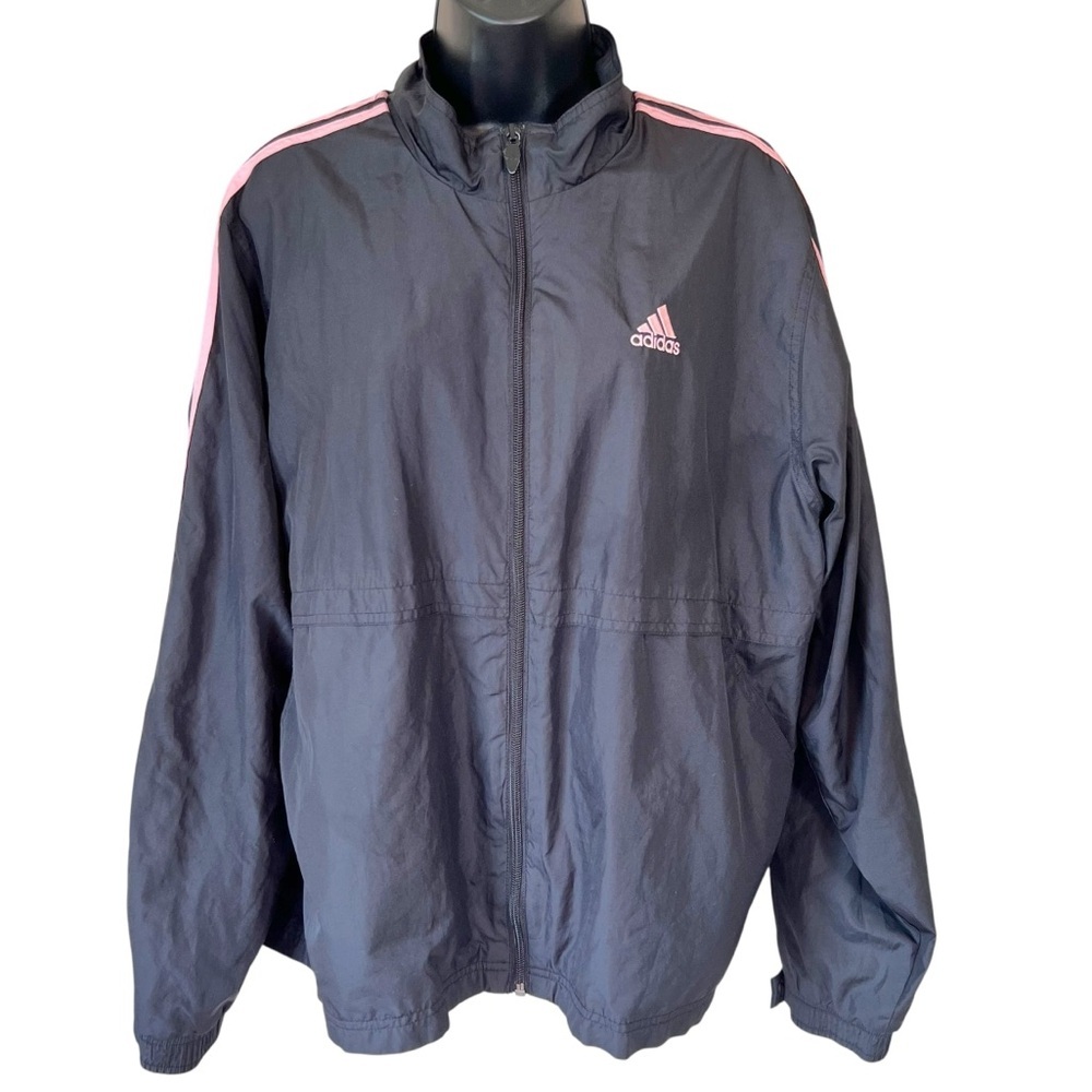 ADIDAS WINDBREAKER JACKET Black & Pink